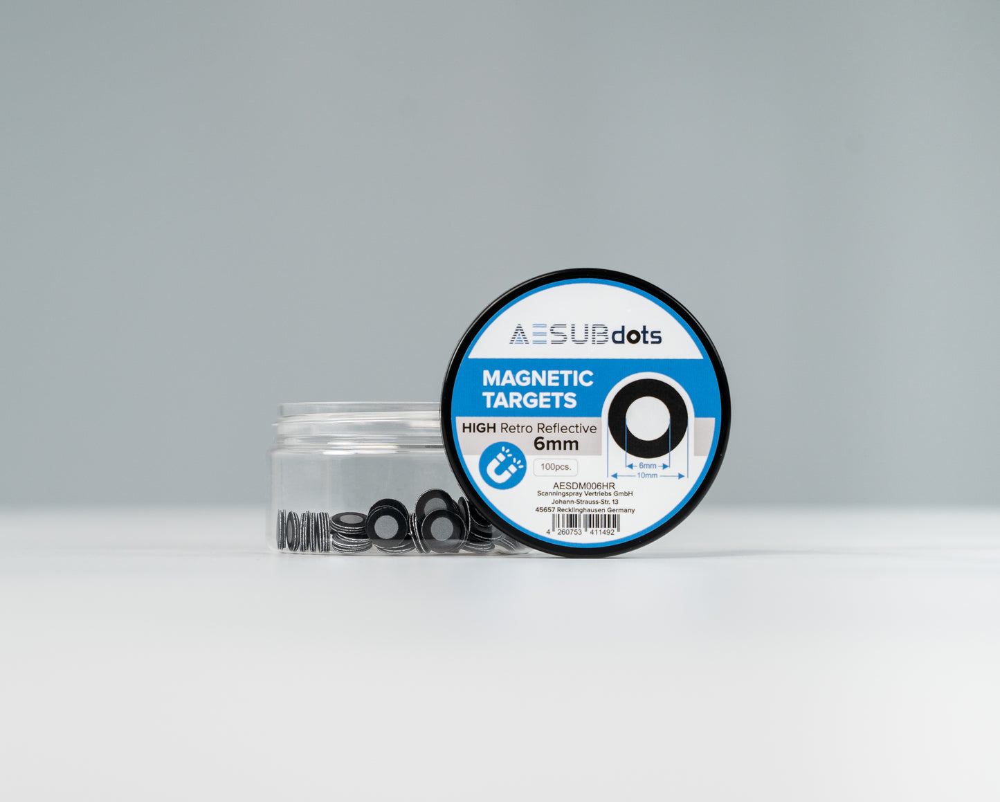AESUBdots retro high reflective magnetic